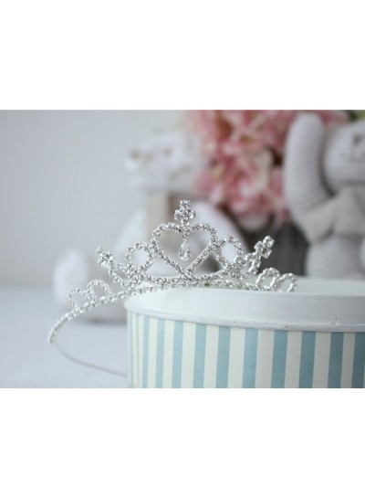 Fashion Girl's Shiny Crown First Communion Crown Girl's Headwear